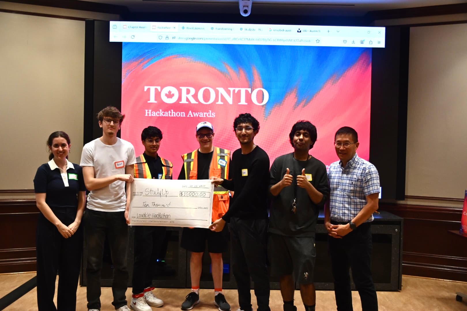 StudyUp wins 1st place globally at Hackathon
